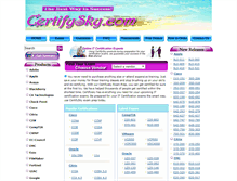 Tablet Screenshot of certifysky.com